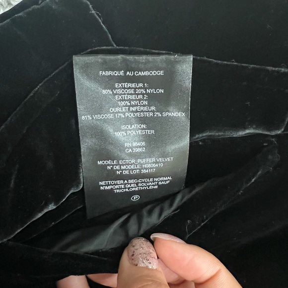 Theory reversible velvet vest - Picture 5 of 5